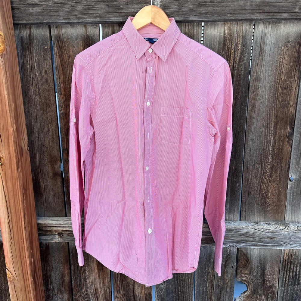 Gap - Casual red and white striped shirt